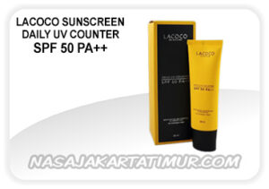 lacoco sunscreen daily uv counter spf50